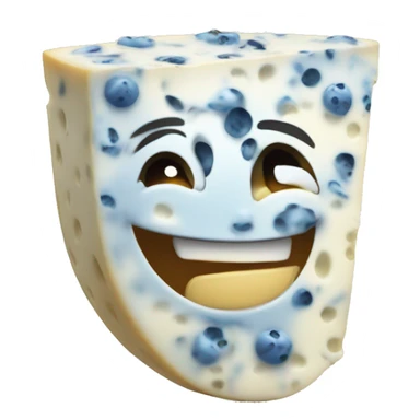 roquefort cheese laughing so hard  sticker
