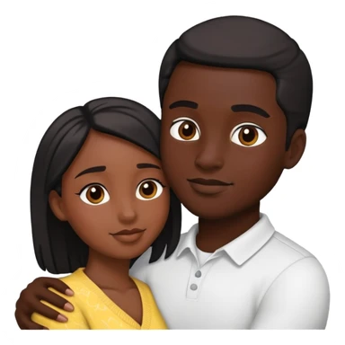 Black lovers sticker