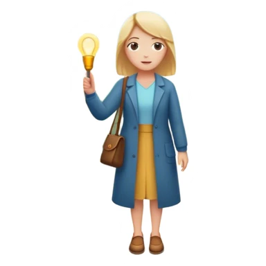  woman standing in front of a long road, looking forward with confidence—behind her, multiple closed doors symbolizing rejection, but one door ahead is glowing, representing the path forward. In her hand, she holds a small bright light, symbolizing her knowing—her guide. sticker