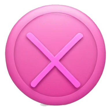 pink tick mark sticker