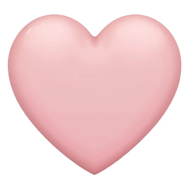 light pink subtle heart sticker