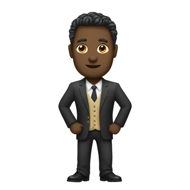 tall man wearing a dress sticker