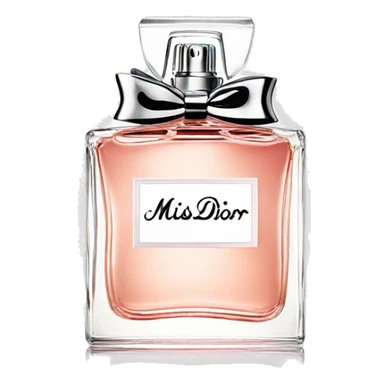 Miss Dior perfume with the logo sticker