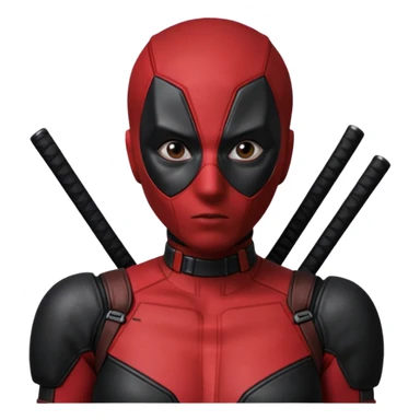 female deadpool from Deadpool & Wolverine movie sticker