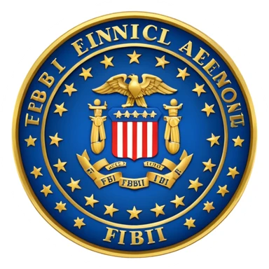 FBI logo sticker