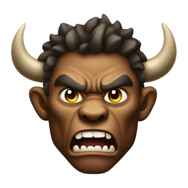 Minotaur angry sticker