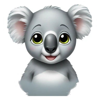 A baby koala  sticker