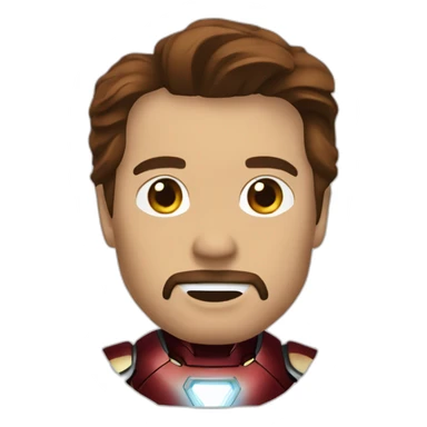 tony iron man sticker