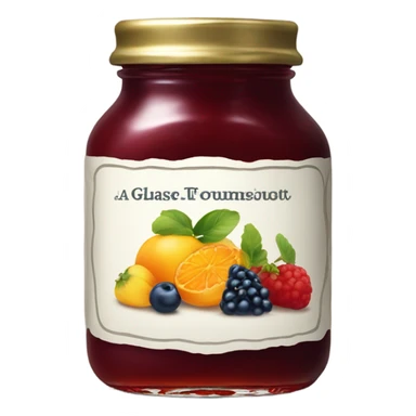 A bottle of Jam sticker