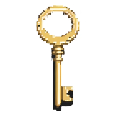 golden key sticker