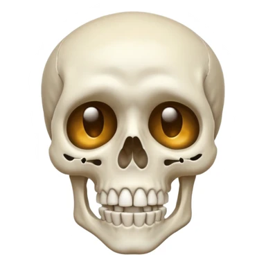 Squelette qui pleure sticker