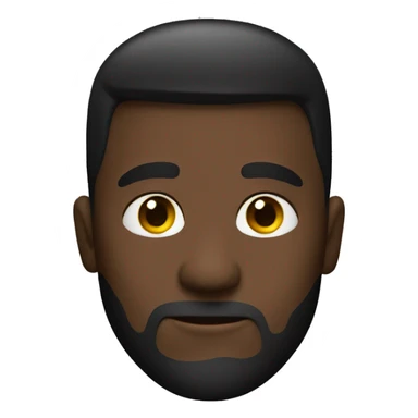 a man with a dark T-shirt with bright skin that winks sticker