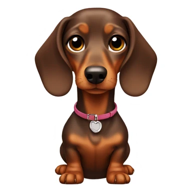dachshund Fendi sticker