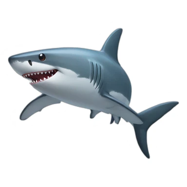 chat sur requin sticker
