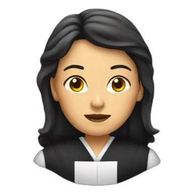 female judge sticker