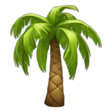 rombus palm tree sticker