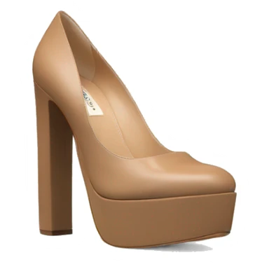 VALENTINO Tan-go PLATFORM PUMP black sticker