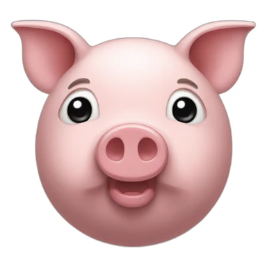 Tire-shaped pig sticker