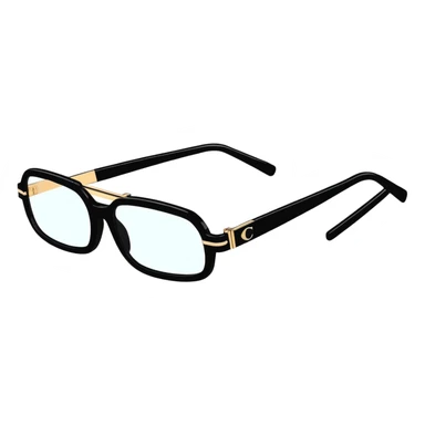 Cartier glasses, luxury eyewear sticker