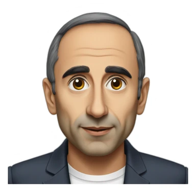 Eric Zemmour en costard sticker
