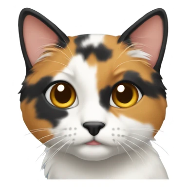 Calico with stumpy tail  sticker