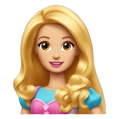 barbie castello sticker