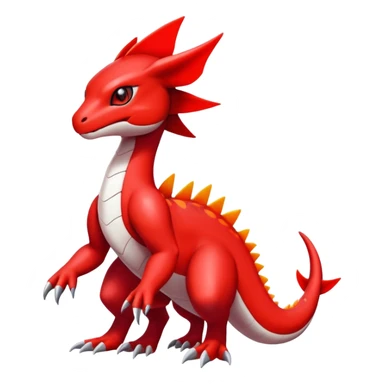  Cute Guilmon-Latias-Salandit-Fakémon-hybrid-creature (full body)  sticker