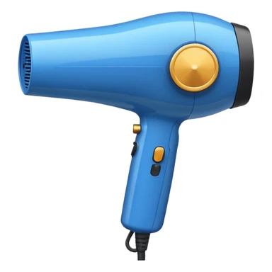 blow dryer, simple, no text sticker