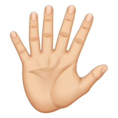 Finger pointing at a hole sticker