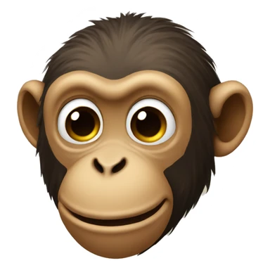 A monkey give you a kiss sticker