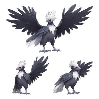 Corviknight Silvally Trico full body sticker
