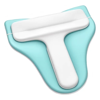 clean and simple feminine sanitary pad, no text, no symbols sticker