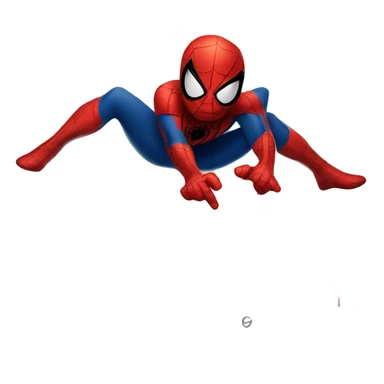 Spider-Man turns over the August calendar sticker
