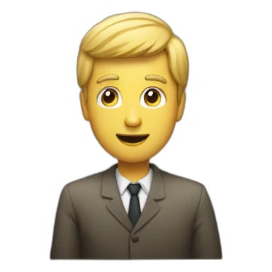 Homme qui regarde la télé  sticker