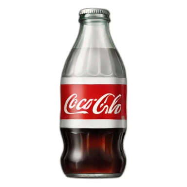 Vintage glass Diet coke sticker