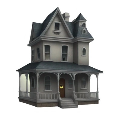 Haunted house  sticker