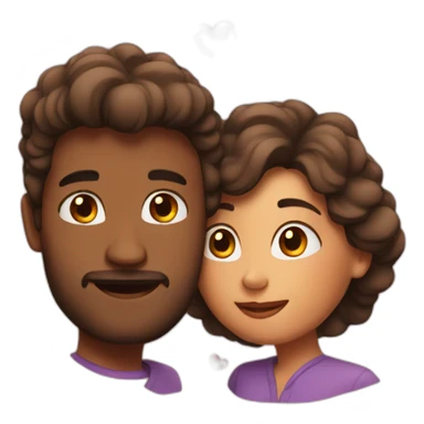 Man and woman in love  sticker