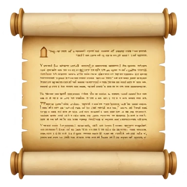 papyrus scroll sticker