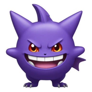 Gengar pokemon sticker