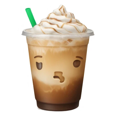 Iced latte sticker