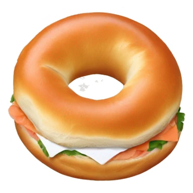 Lox bagel sticker