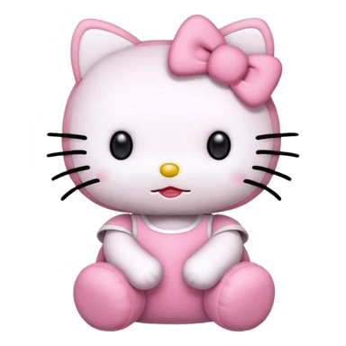 pink hello kitty sticker