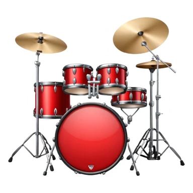 Crimson drumkit sticker