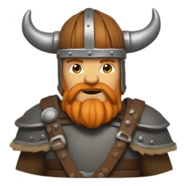 Un viking roux sticker