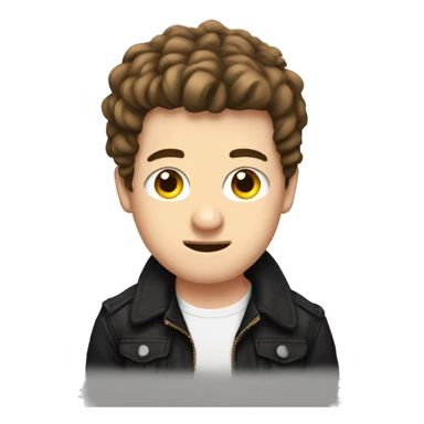 Charlie puth with an eyebrow slit sticker