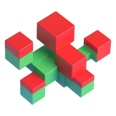 Roblox logo, stylized, digital, slightly 3D effect, recognizable shape sticker