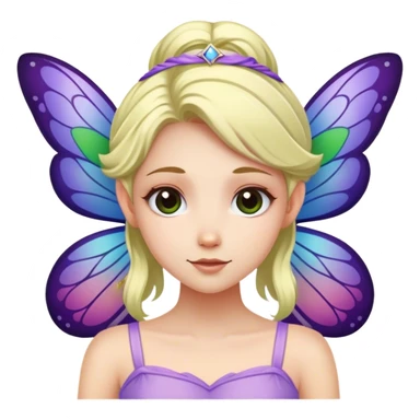 fairy clearly with a microsoft nametag dressed in microsoft windows colors  sticker
