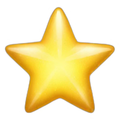 magic yellow star sticker