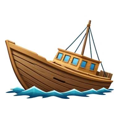 boat capsized sticker