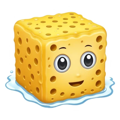 sponge cleaner sticker